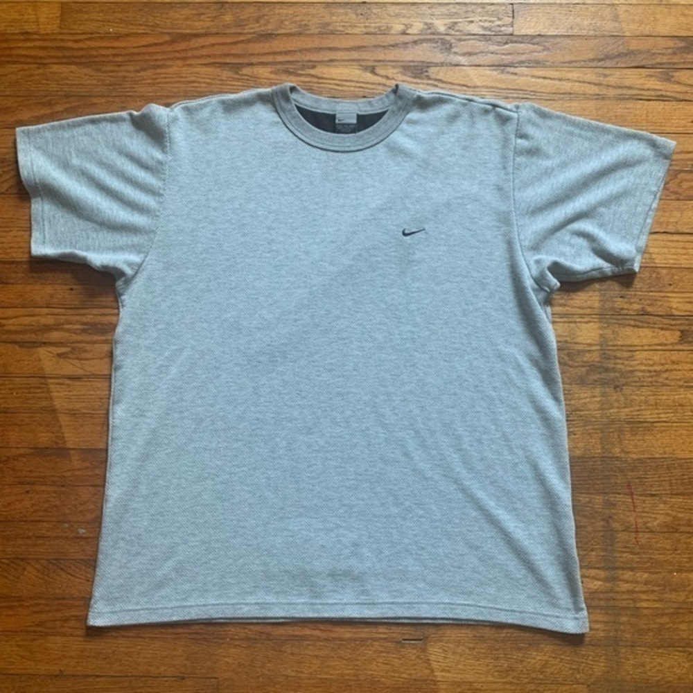 Nike Check Logo Shirt Vintage 1990s